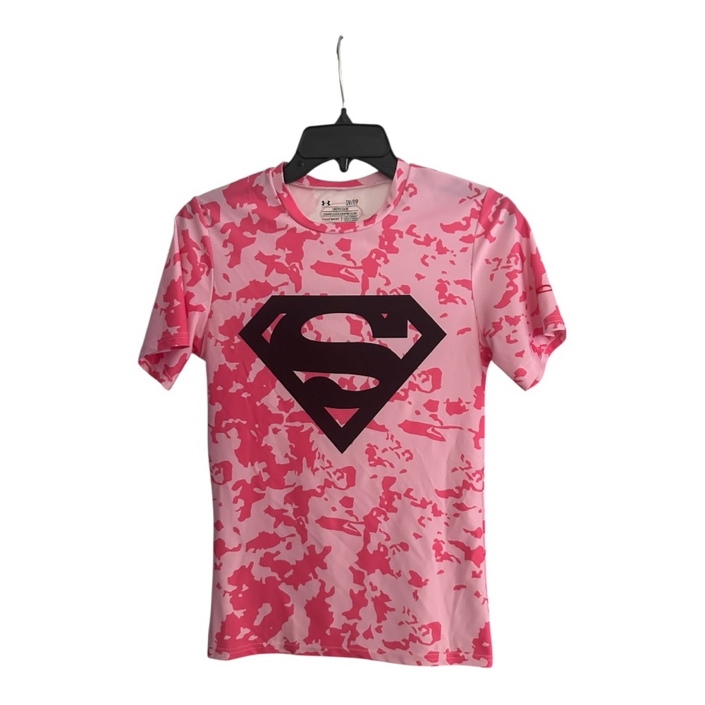 Under Armour Pink Camo Avengers Tee